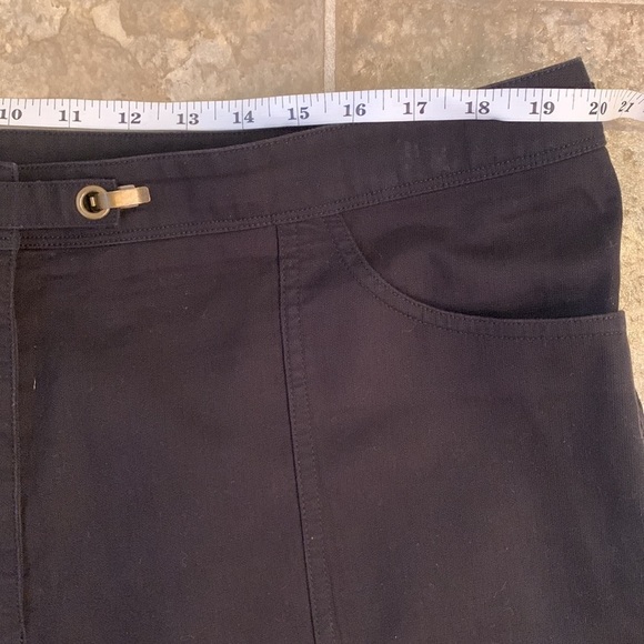 Lauren Ralph Lauren Black Capri Cropped Cotton Jeans 18W - Picture 10 of 13